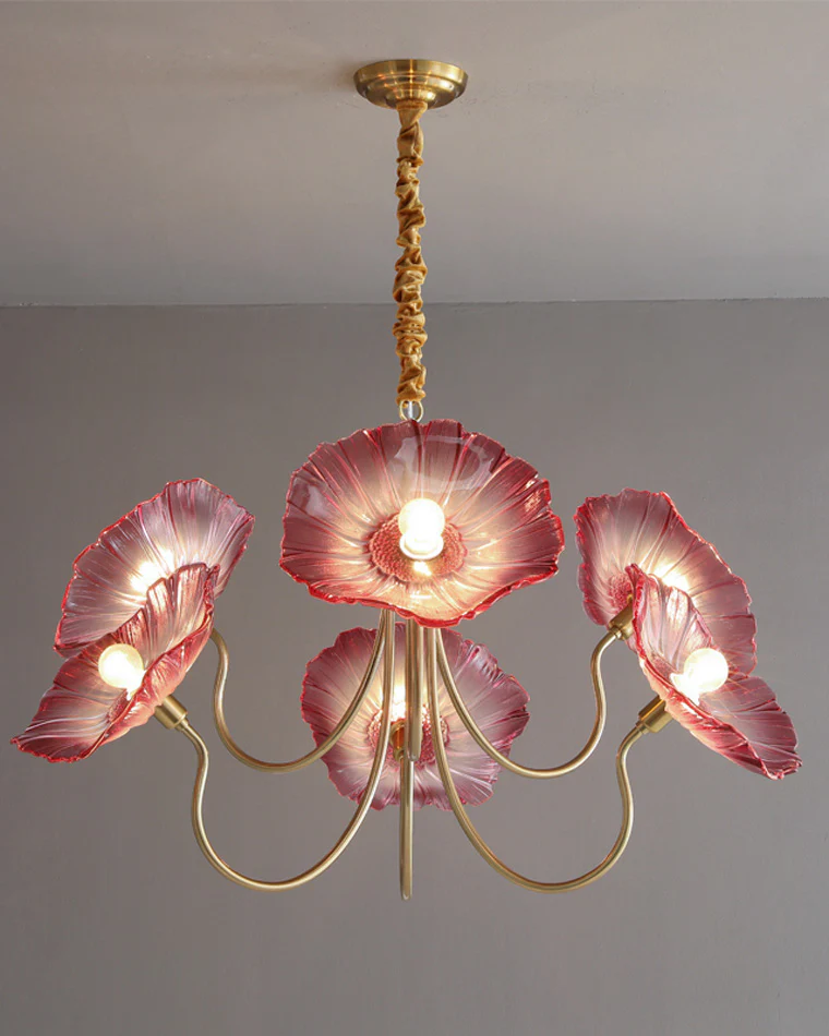 WOMO Lotus Flower Arm Chandelier-WM2025 - Image 23