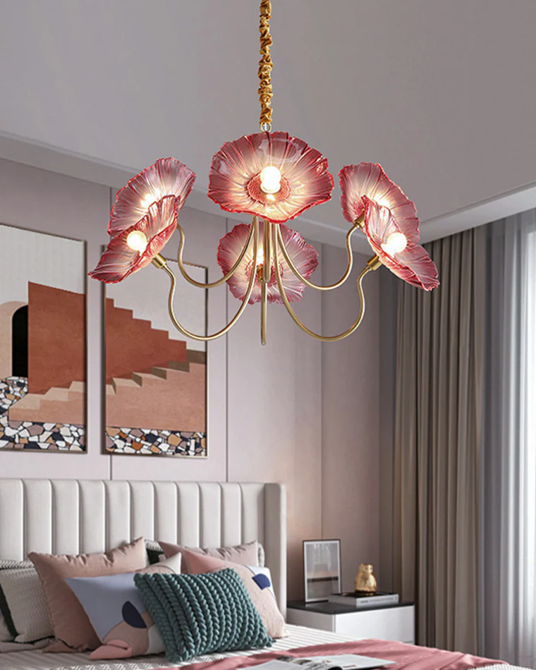 WOMO Lotus Flower Arm Chandelier-WM2025 - Image 3