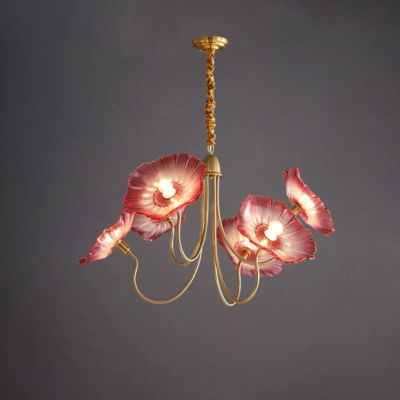 WOMO Lotus Flower Arm Chandelier-WM2025 - Image 34