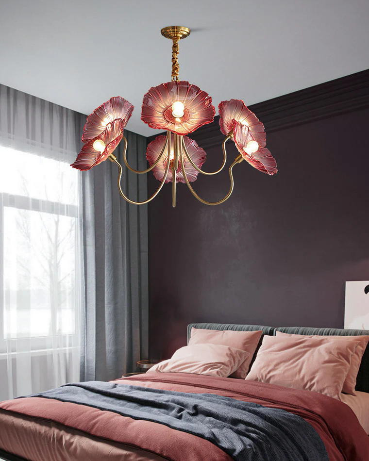 WOMO Lotus Flower Arm Chandelier-WM2025 - Image 7