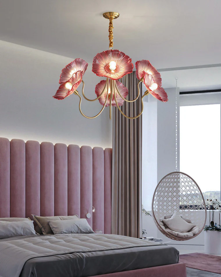 WOMO Lotus Flower Arm Chandelier-WM2025 - Image 9