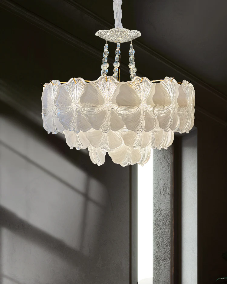 WOMO Glass Flower Chandelier-WM3020 - Image 2