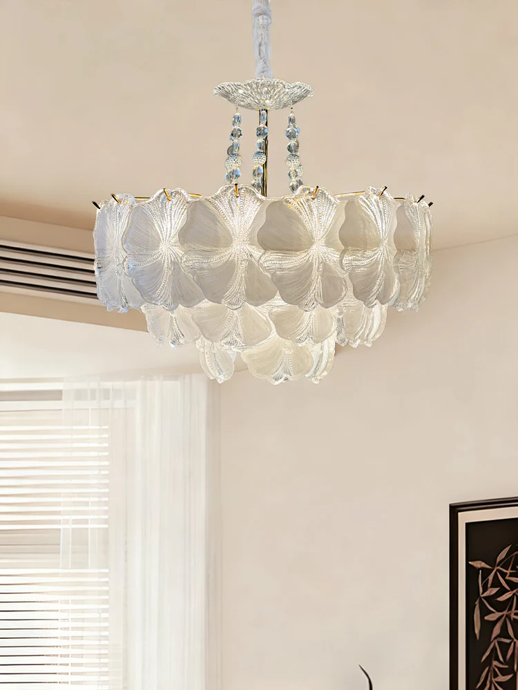 WOMO Glass Flower Chandelier-WM3020 - Image 3