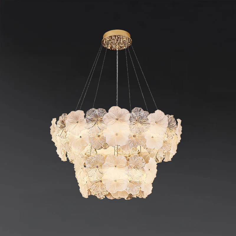 WOMO Glass Flower Chandelier-WM3059 - Image 10