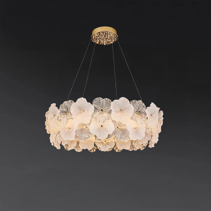 WOMO Glass Flower Chandelier-WM3059 - Image 9