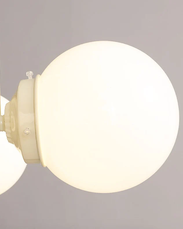 WOMO White Glass Globe Arm Chandelier-WM2624 - Image 10