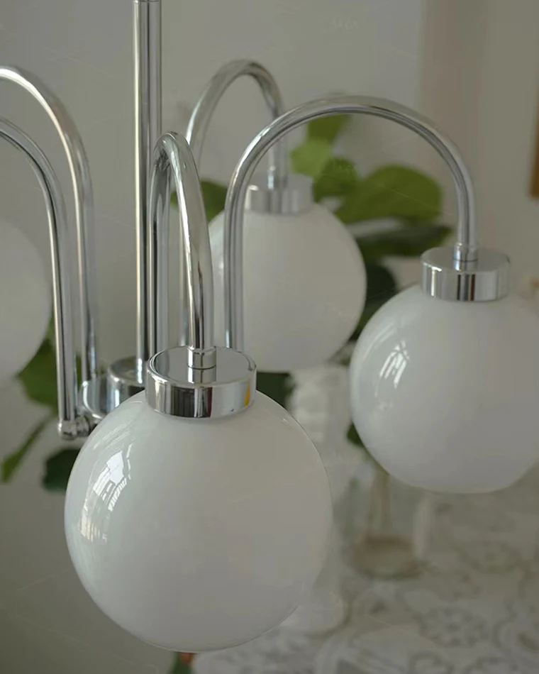 WOMO Glass Globe Arm Chandelier-WM2718 - Image 12