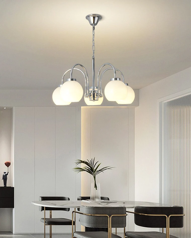 WOMO Glass Globe Arm Chandelier-WM2718 - Image 2