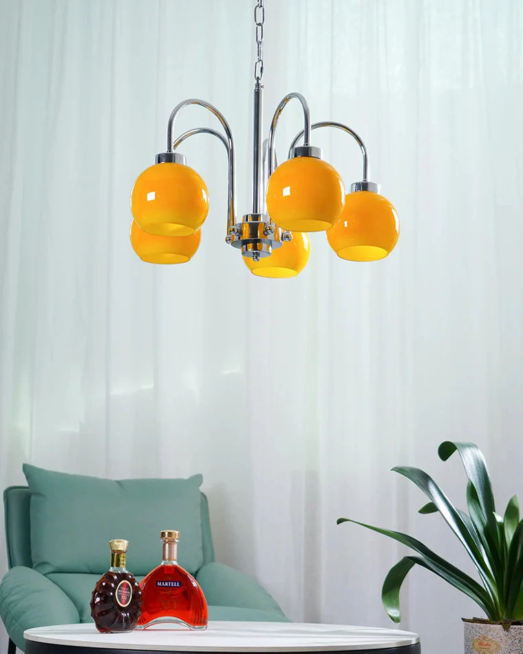 WOMO Glass Globe Arm Chandelier-WM2718 - Image 8