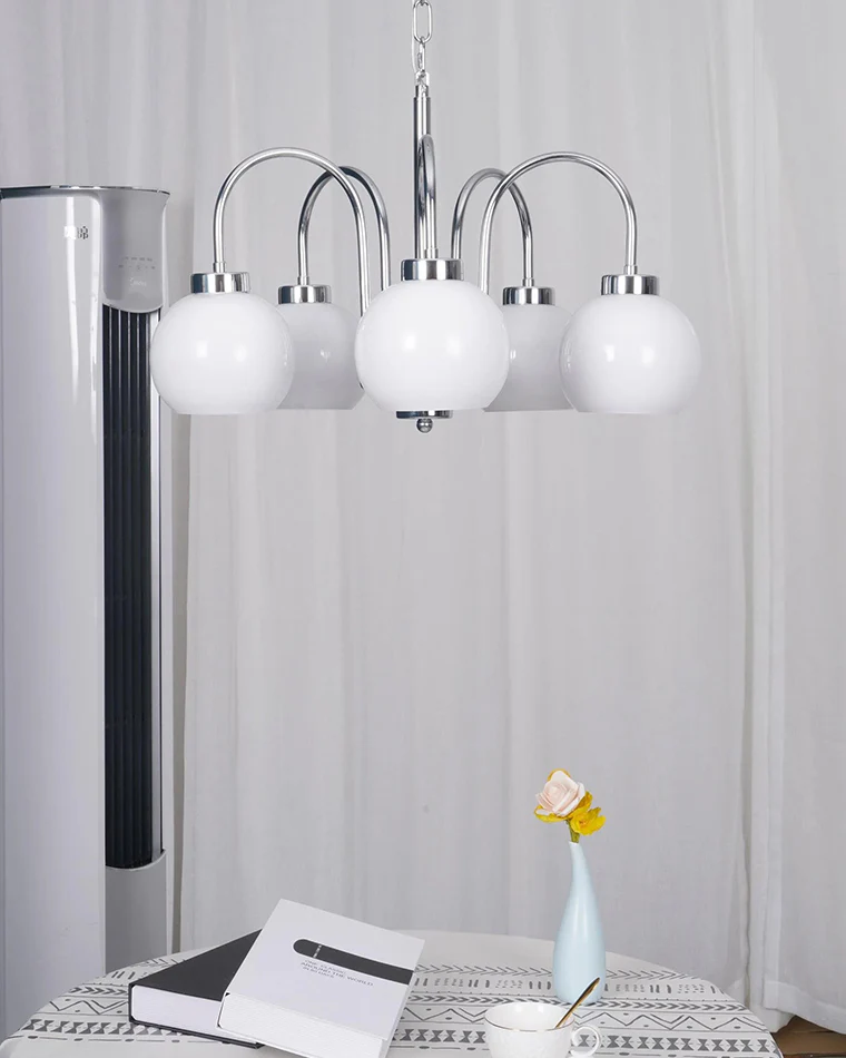 WOMO Glass Globe Arm Chandelier-WM2718 - Image 9