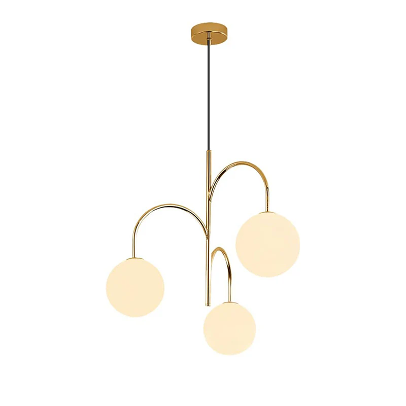 WOMO Glass Globe Arm Chandelier-WM2700 - Image 15
