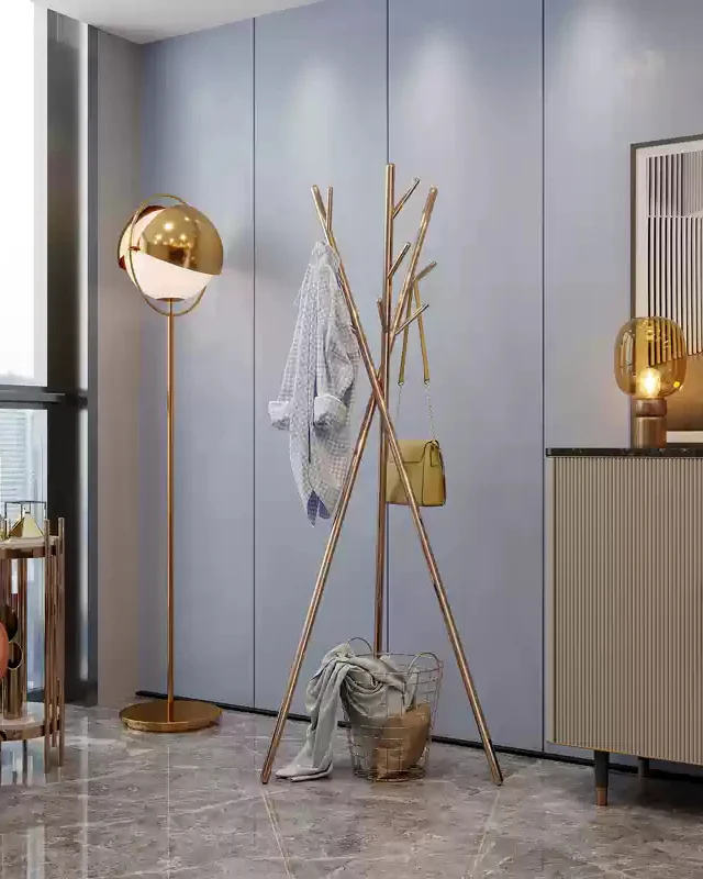 WOMO Glass Globe Floor Lamp-WM7134 - Image 2
