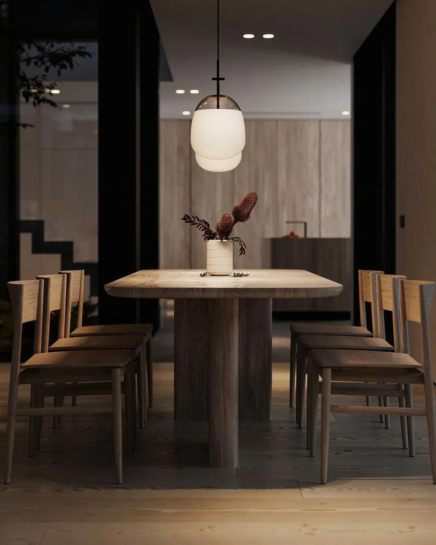 WOMO Frosted Glass Globe Pendant Light-WM2616 - Image 2