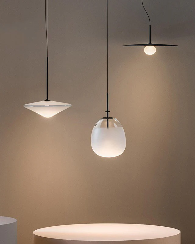 WOMO Frosted Glass Globe Pendant Light-WM2616 - Image 3