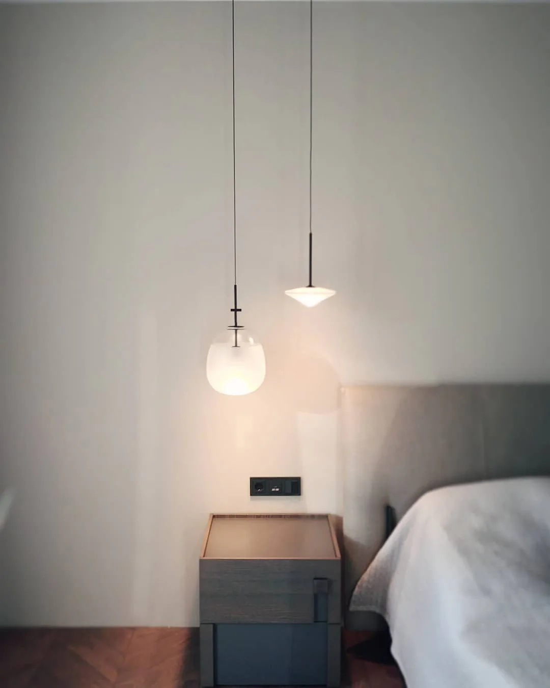 WOMO Frosted Glass Globe Pendant Light-WM2616 - Image 6