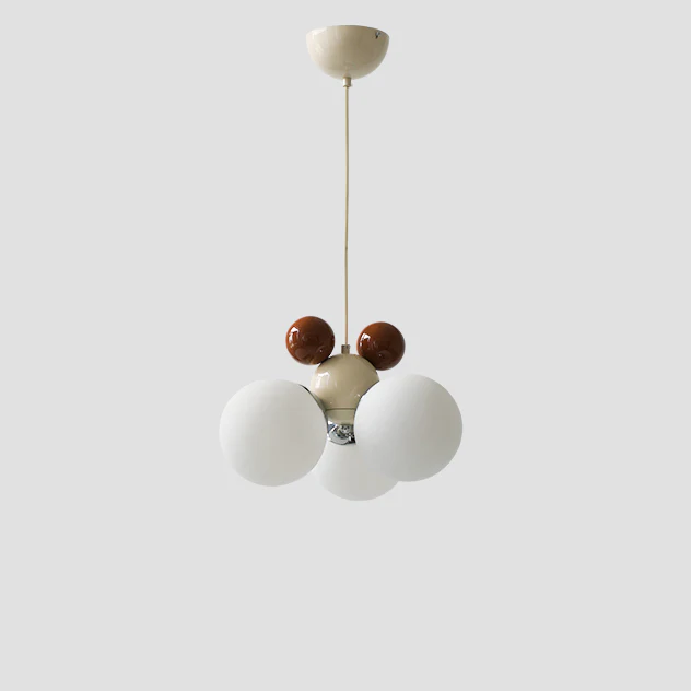 WOMO Glass Globe Pendant Light-WM2982 - Image 10