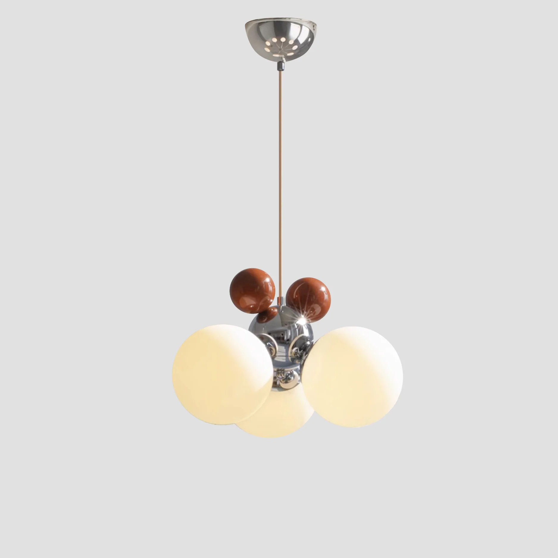 WOMO Glass Globe Pendant Light-WM2982 - Image 9