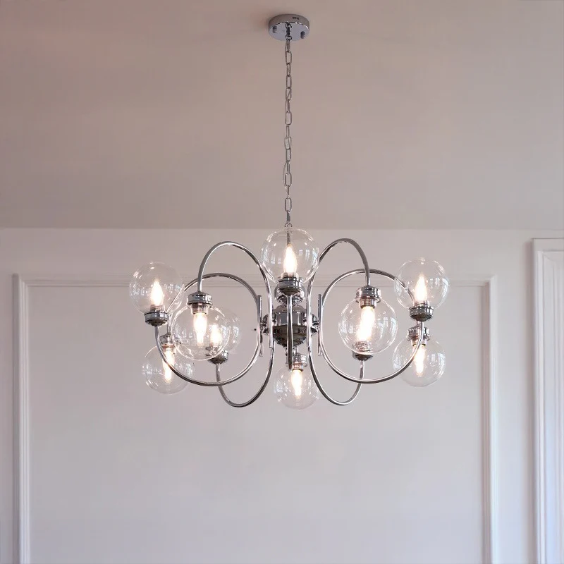 WOMO Glass Globe Pendant Light-WM3073 - Image 13