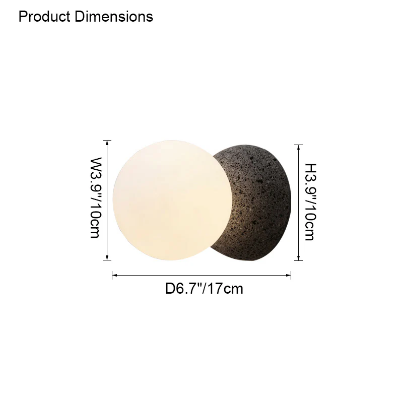 WOMO White & Black Glass Globe Wall Sconce-WM6103 - Image 25