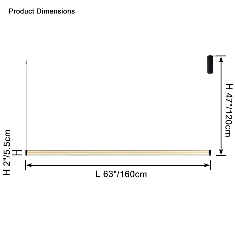 WOMO Glass Linear Pedant Light-WM2631 - Image 20