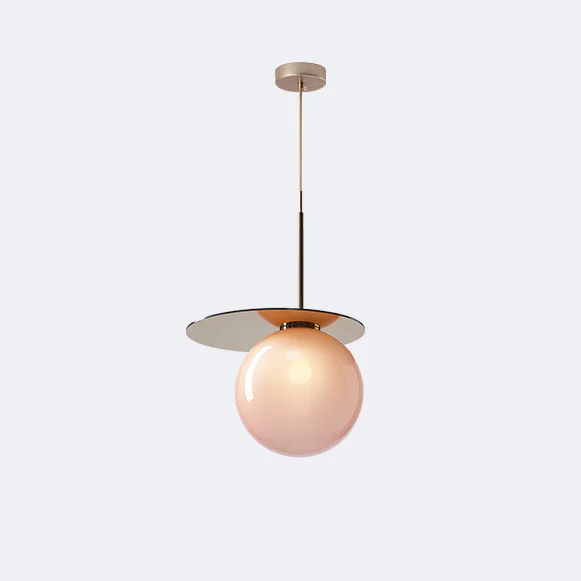 WOMO Colored Glass Globe Pendant Light-WM2573 - Image 11