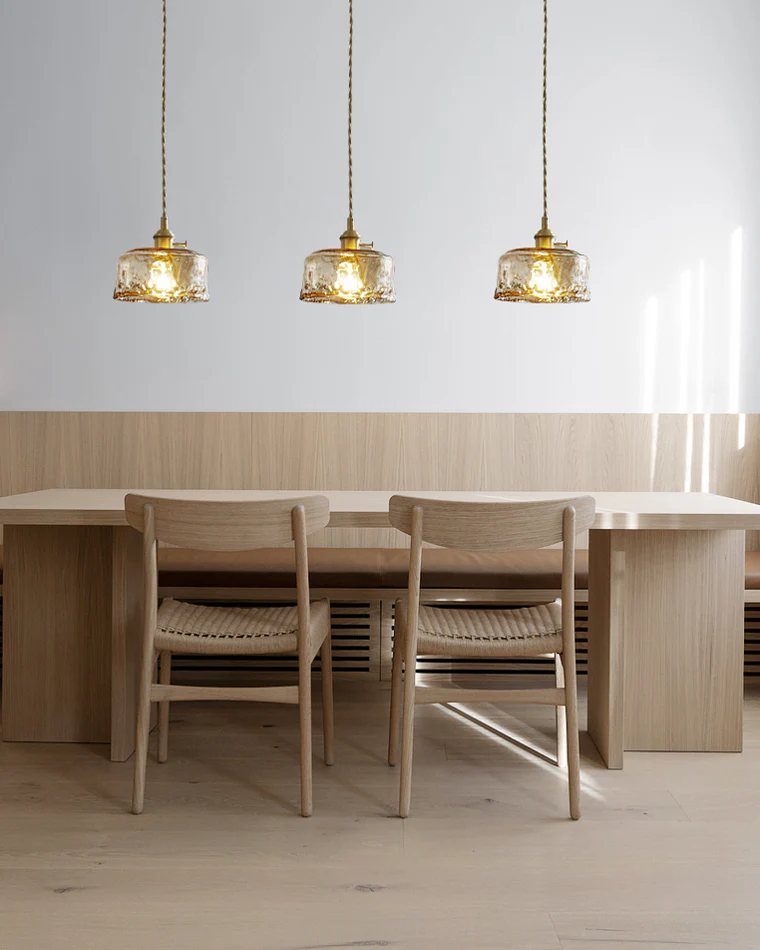 WOMO Amber Glass Small Pendant Light-WM2210 - Image 6