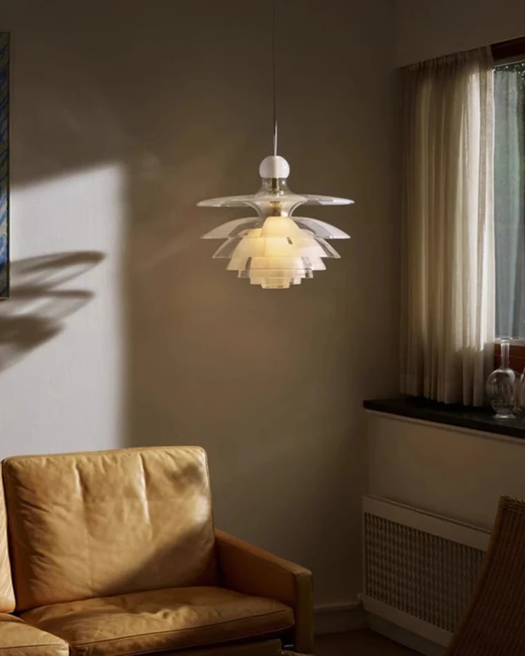 WOMO Glass Pinecone Pendant Light-WM2325 - Image 12