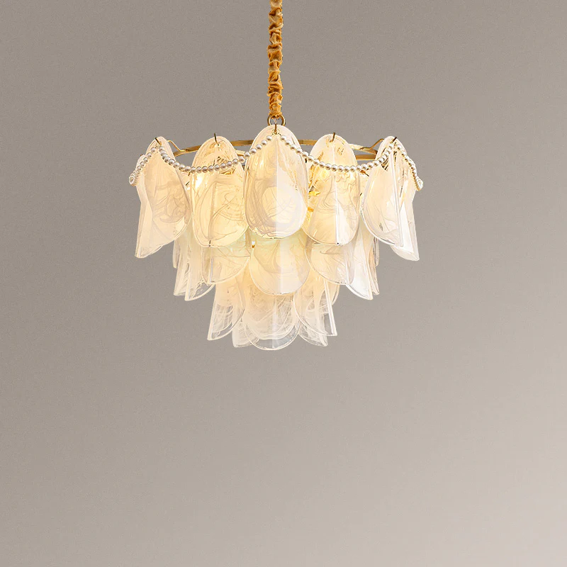 WOMO Tiered Glass Chandelier-WM2376 - Image 10