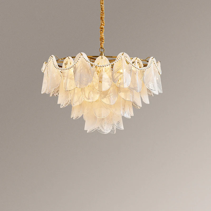 WOMO Tiered Glass Chandelier-WM2376 - Image 12