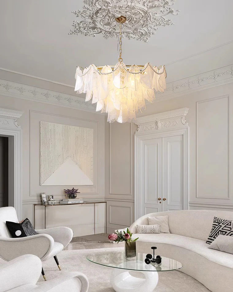 WOMO Tiered Glass Chandelier-WM2376 - Image 3