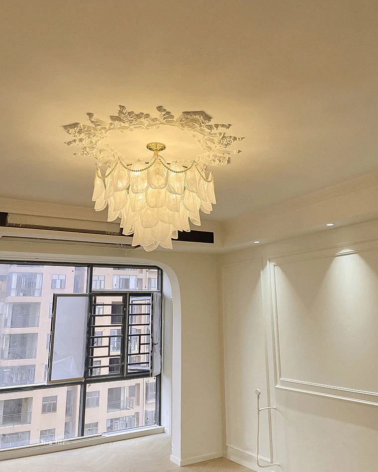 WOMO Tiered Glass Chandelier-WM2376 - Image 4