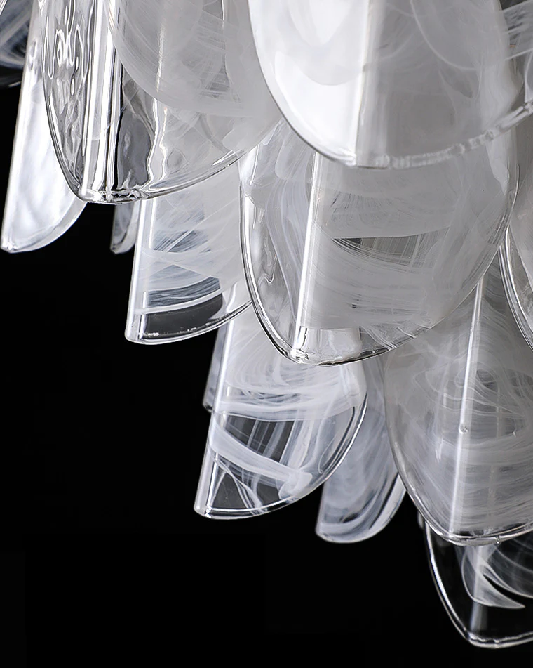WOMO Tiered Glass Chandelier-WM2376 - Image 7