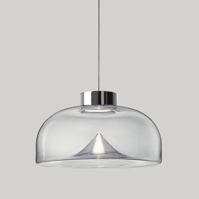WOMO Colored Glass Round Pendant Light-WM2784 - Image 8