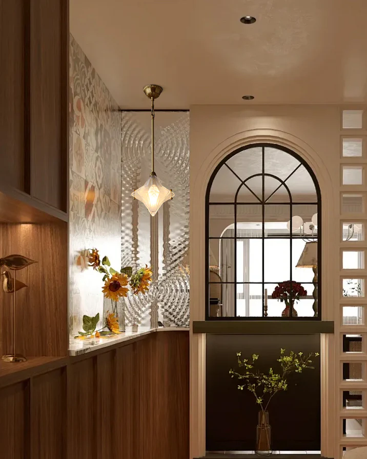 WOMO Glass Star Pendant Light-WM3064 - Image 3
