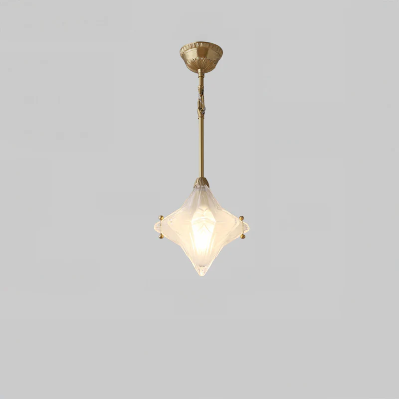 WOMO Glass Star Pendant Light-WM3064 - Image 9