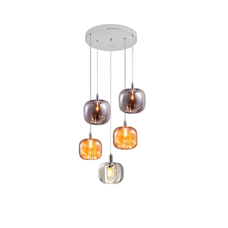 WOMO Waterfall Glass Pendant Chandelier-WM2111b - Image 18