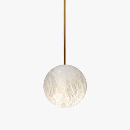 WOMO Globe Alabaster Pendant Light-WM2869 - Image 12