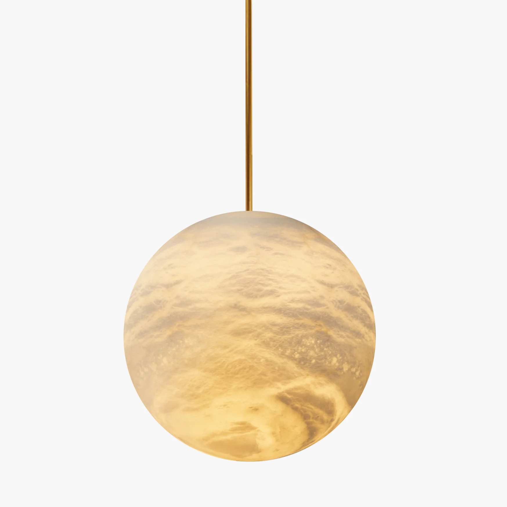WOMO Globe Alabaster Pendant Light-WM2869 - Image 16