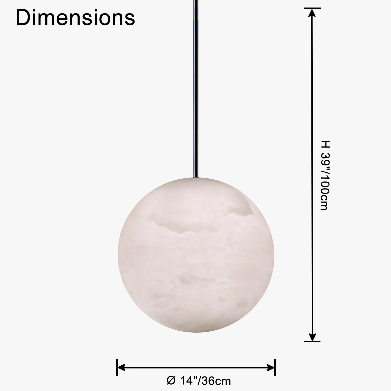 WOMO Globe Alabaster Pendant Light-WM2869 - Image 23