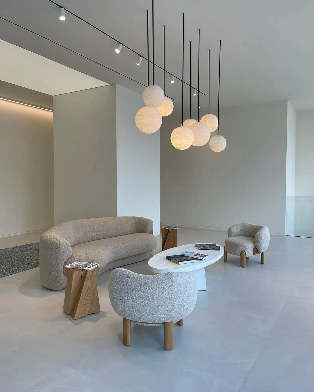 WOMO Globe Alabaster Pendant Light-WM2869 - Image 4
