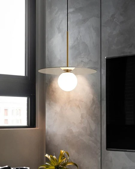 WOMO Globe Disc Pendant Light-WM2579 - Image 10