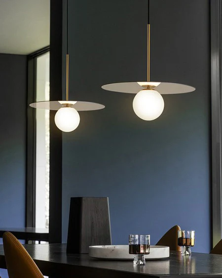 WOMO Globe Disc Pendant Light-WM2579 - Image 2
