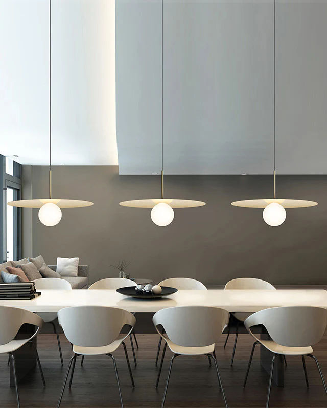 WOMO Globe Disc Pendant Light-WM2579 - Image 6