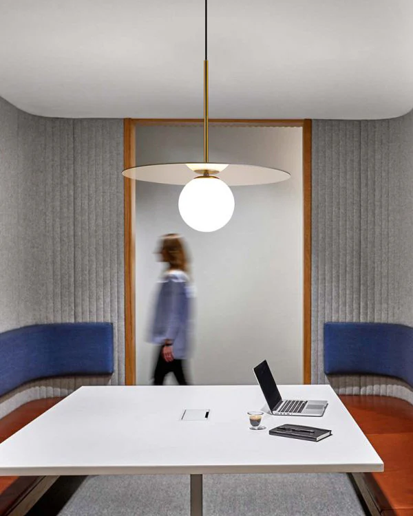 WOMO Globe Disc Pendant Light-WM2579 - Image 7