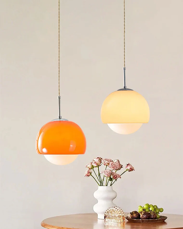 WOMO Globe Glass Pendant Light-WM2658 - Image 7