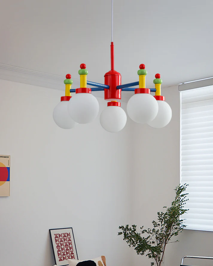 WOMO Globe Multicolour Chandelier-WM2989 - Image 2