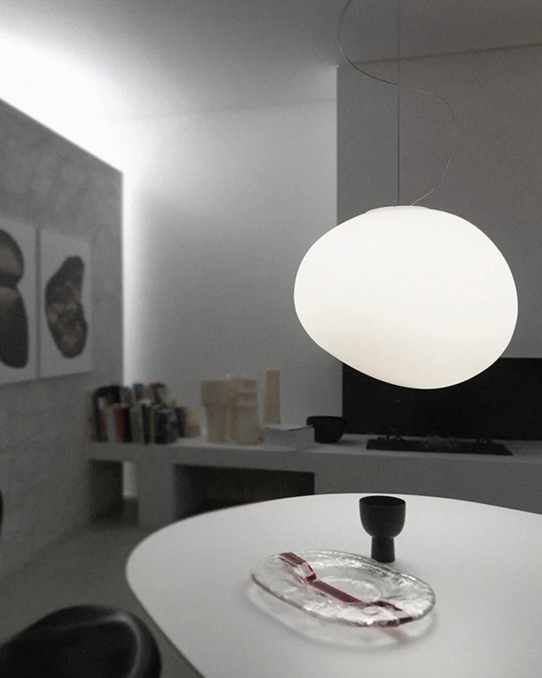 WOMO Egg Asymmetrical Globe Pendant Light-WM2497 - Image 5