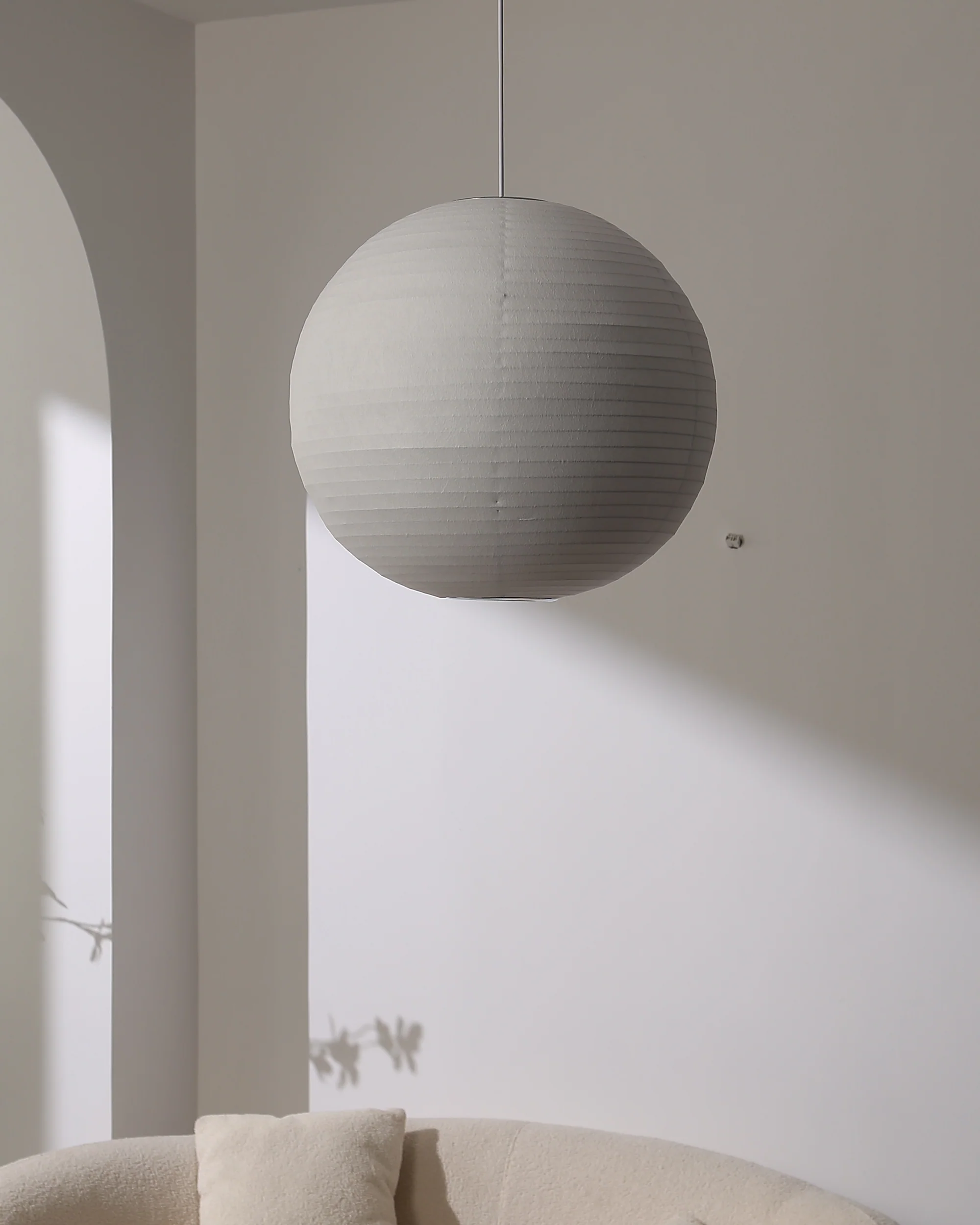 WOMO Globe Silk Pendant Light-WM2965 - Image 7