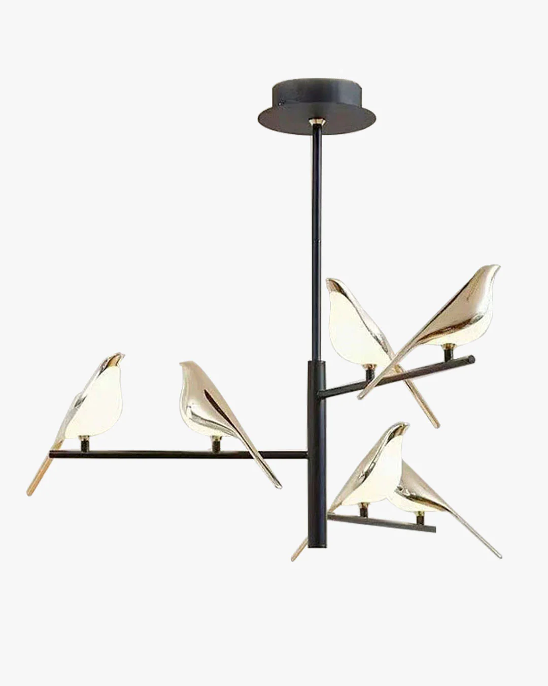 WOMO Gold Bird Branch Chandelier-WM2512c