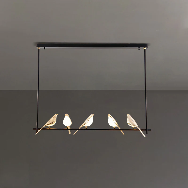 WOMO Gold Bird Linear Chandelier-WM2512b - Image 7